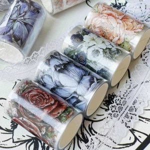 Aesthetic PET Floral Washi Tape