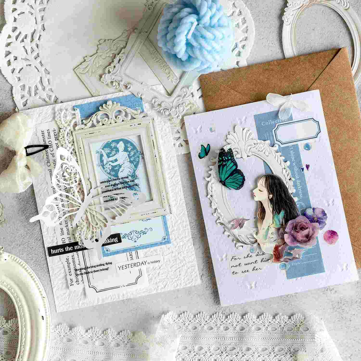 Timeless Cassia Paper Frame Sticker - Image 4