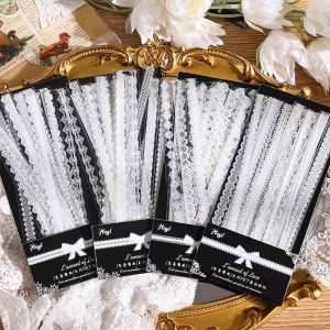 Clustered Flower White Lace Sticker