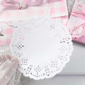 Elegant Lace Style Hollow Doily Paper 11.5 CM