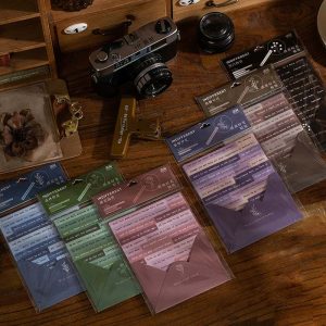 Indifferent Time Journal Quote Stickers