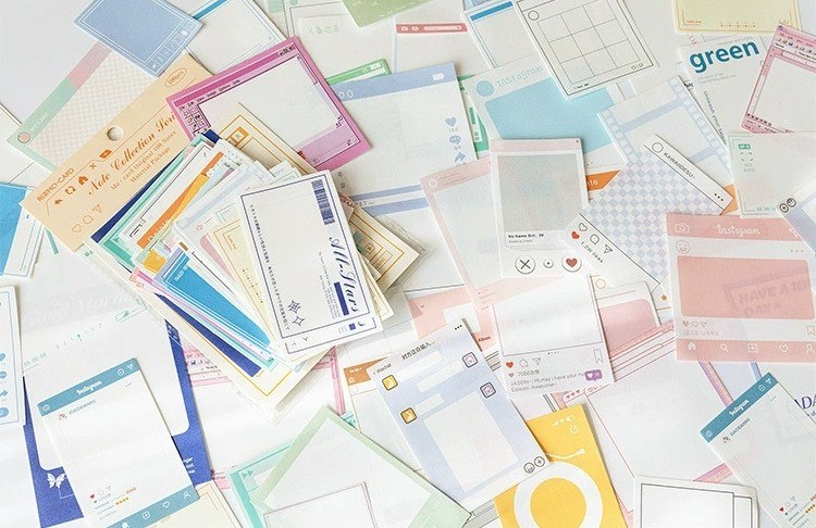 Note Collection Vintage Memo Paper - Image 6