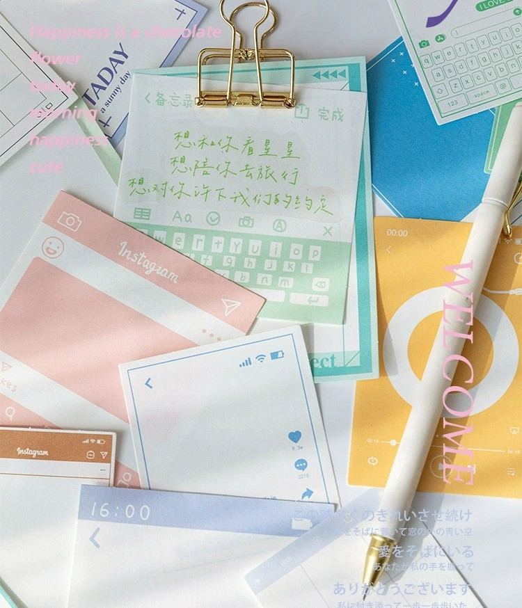 Note Collection Vintage Memo Paper - Image 14