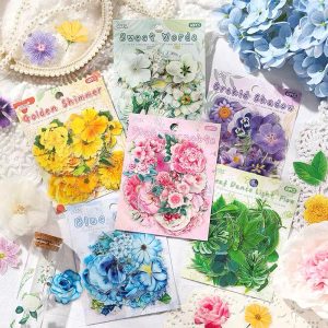 Flower Language Series PET Stickers