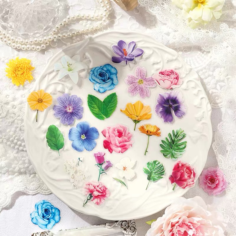Flower Language Series PET Stickers - Image 2