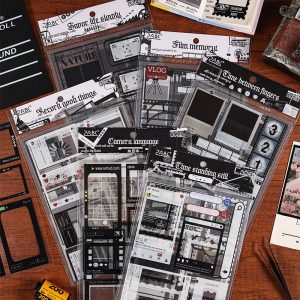 Retro Film & Social Media Frame Sticker